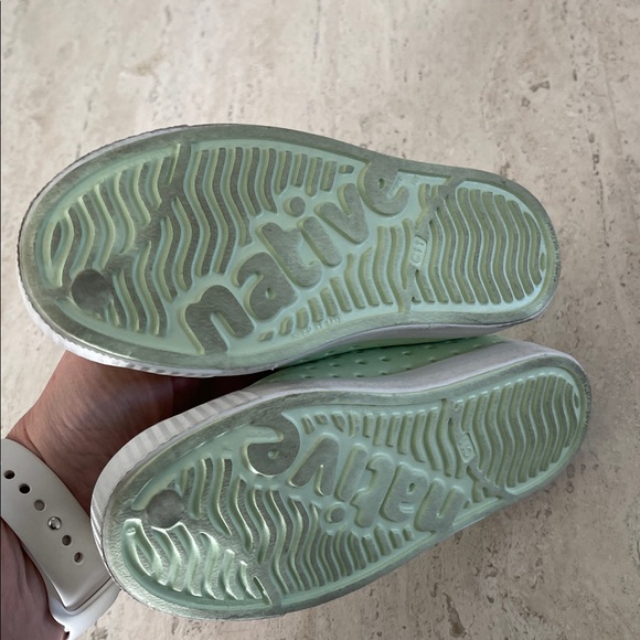 Native Kids Green Slip-On Shoes - Picture 4 of 5